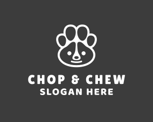 Panda Bear Paw Logo