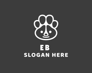 Lazy - Panda Bear Paw logo design