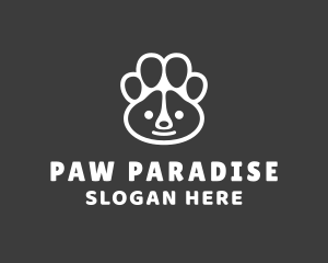 Panda Bear Paw logo design