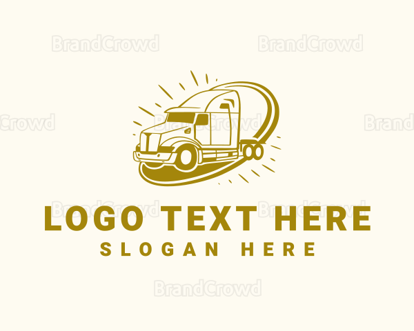 Trucking Transport Service Logo
