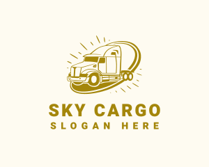 Trucking Transport Service logo design