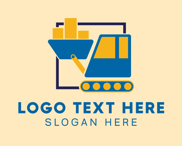 Heavy Machinery - City Building Machinery logo design