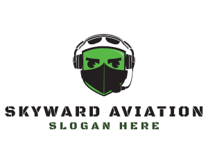 Aeronautical - Air Force Pilot Avatar logo design