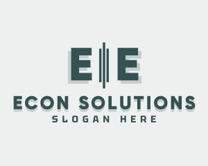 Economics - Corporate Consultancy Letter logo design