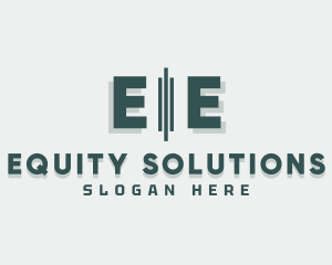 Equity - Corporate Consultancy Letter logo design