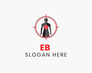 Clinic - Human Scan Target logo design
