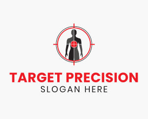 Human Scan Target  logo design