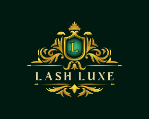 Luxury Crown Shield logo design