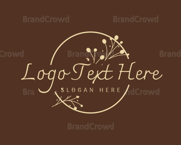 Beige Elegant Handwritten Logo