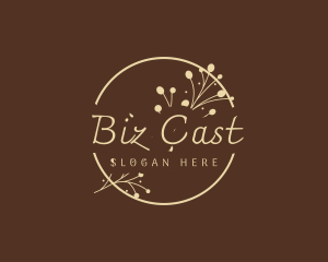 Beige Elegant Handwritten  Logo