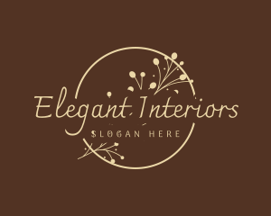 Beige Elegant Handwritten  logo design