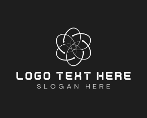 Cyber - Motion Tech Network logo design