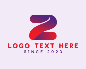 Player - Media Gradient Letter Z logo design
