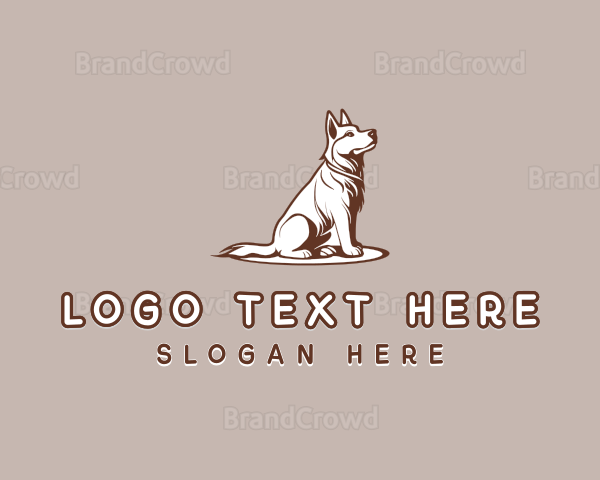 Canine Dog Breeder Logo