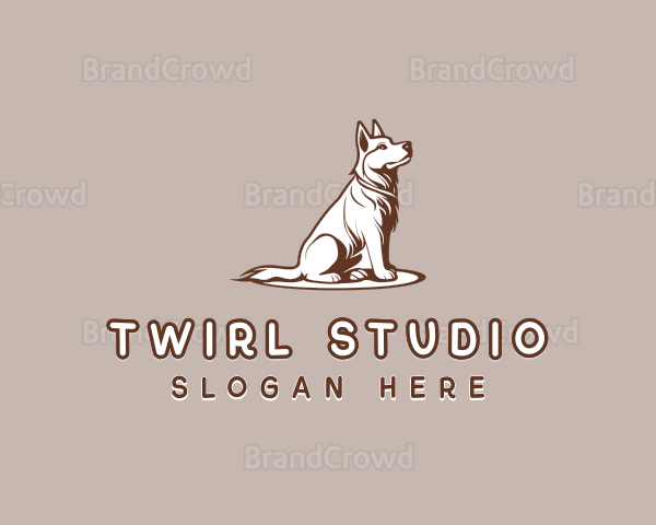 Canine Dog Breeder Logo