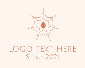 Light - Star Candle Light logo design