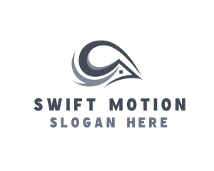 Swoosh - Roofing Swoosh Contractor logo design