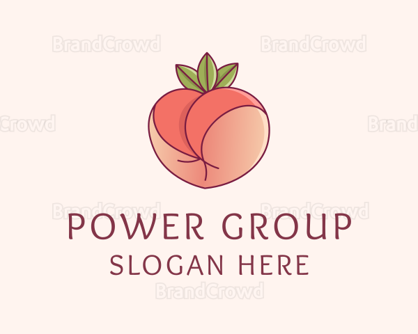 Lingerie Peach Heart Logo