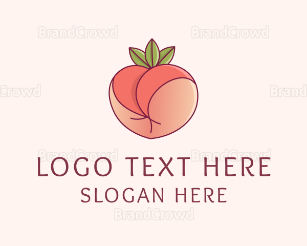 Lingerie Peach Heart Logo