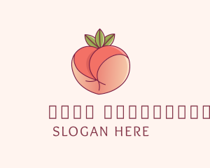 Sexy - Lingerie Peach Heart logo design
