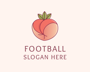 Seductive - Lingerie Peach Heart logo design