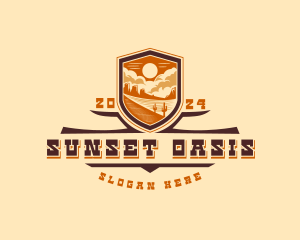 Western Desert Canyon logo design