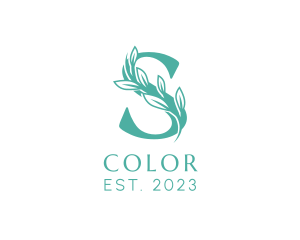 Skincare - Floral Boutique Letter S logo design