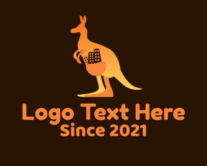 Carpentry - Kangaroo Pouch Apartment logo design