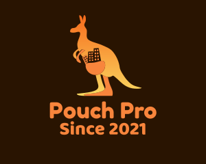 Marsupial - Kangaroo Pouch Apartment logo design
