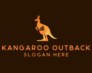 Kangaroo Pouch Apartment logo design