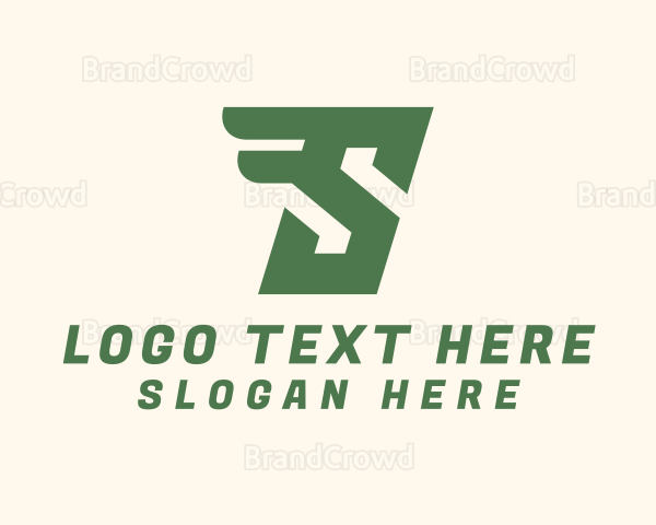 Speedy Winged Letter S Logo