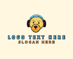 Headphones - Pet Dog Headphones logo design