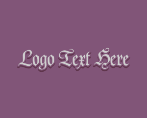 Rustic - Old Gothic Business logo design
