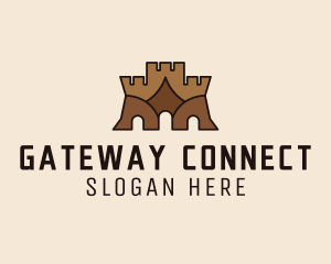 Gateway - Medieval Castle Gateway logo design