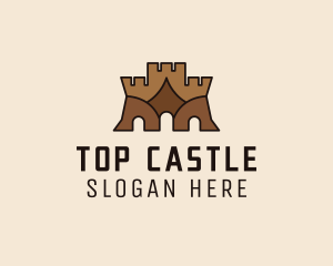 Medieval Castle Gateway  logo design