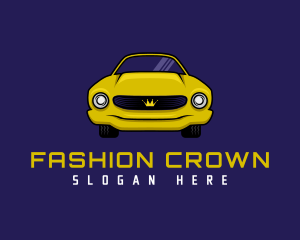 Muscle Car Crown logo design