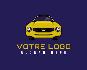 Vehicle - Muscle Car Crown logo design
