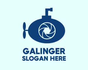 Photo - Camera Shutter Submarine logo design