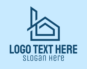 Design Studio - Blue House Chimney logo design