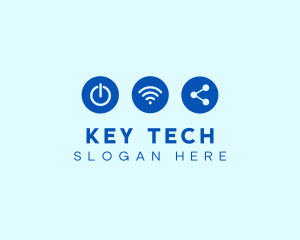 Digital Tech Symbols logo design