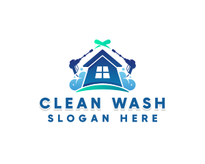 Pressure Washer Cleaner logo design