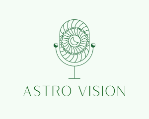 Horoscope - Moon Mirror Observatory logo design