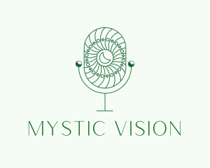 Fortune Telling - Moon Mirror Observatory logo design