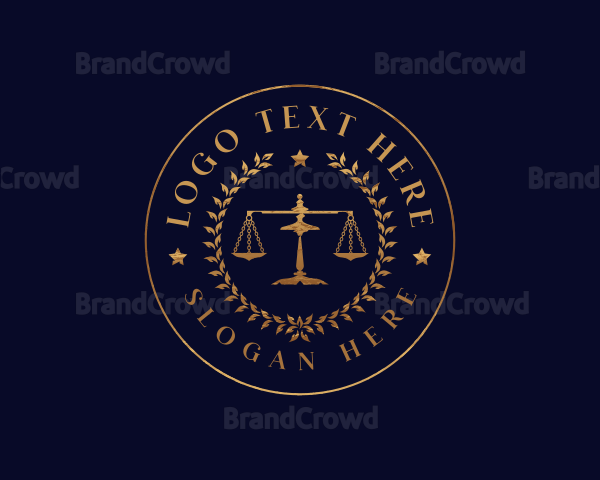 Law Firm Lawyer Logo