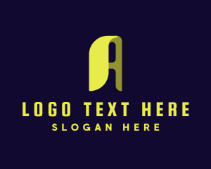Consulting - Modern Technology Letter A logo design