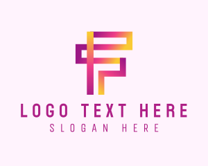 Business Startup Letter F logo design