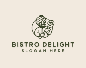 Turban Bistro Gourmet logo design