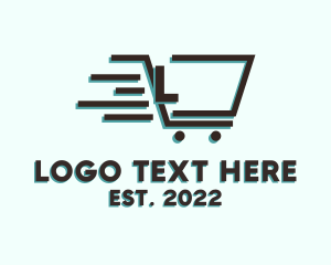 Shop - Fast Shopping Cart logo design