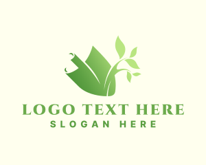 Trowel - Shovel Farm Plant logo design