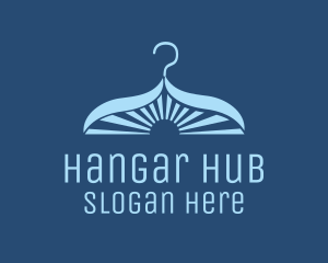 Hanger - Blue Sun Hanger logo design